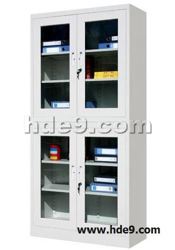 点击查看商品:玻璃平开门书柜